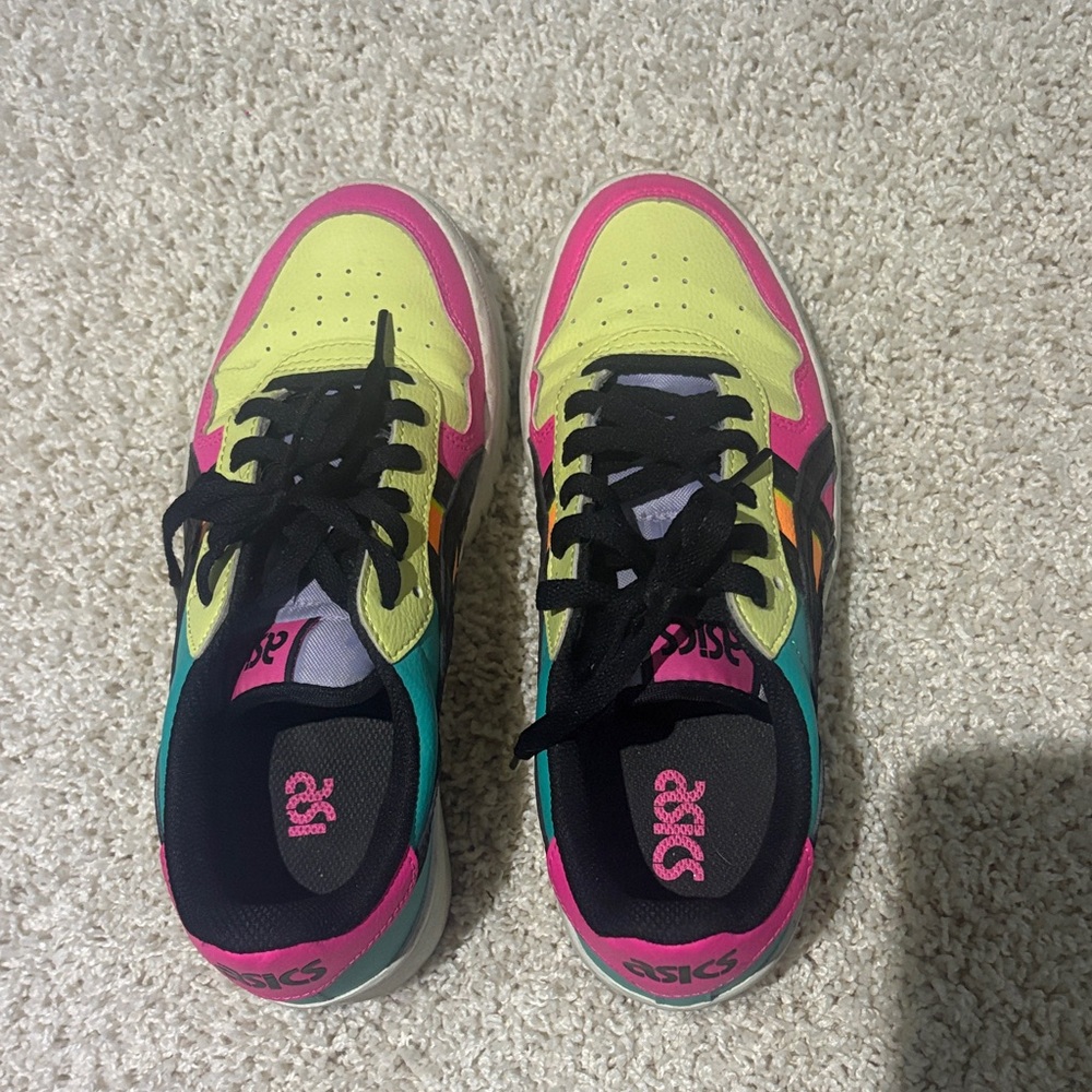 ASICS Kids Multicolor Sneakers with Black Laces
